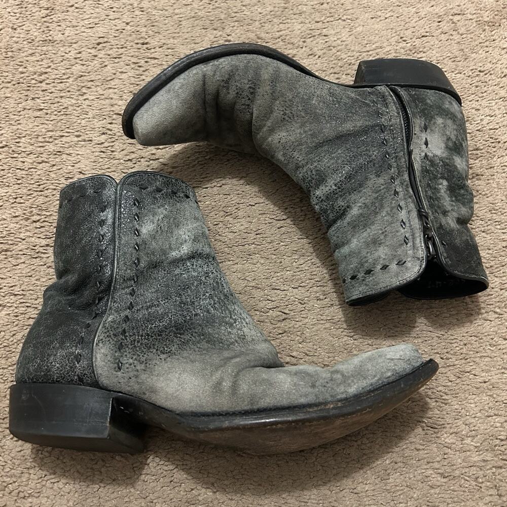 Stallion Zorro Suede Boots Men’s Size 9 (EURO 42) Gray